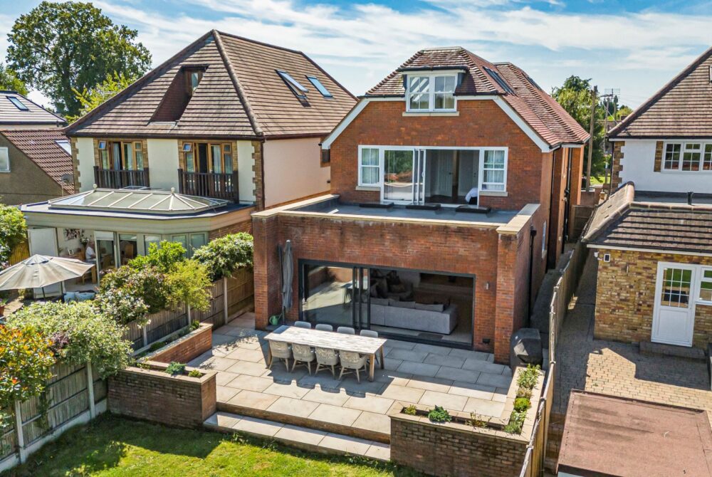 Drone photo of awesome family home