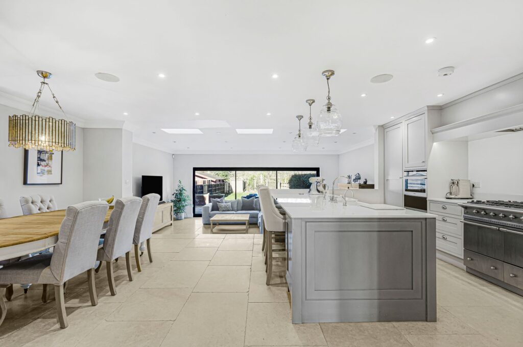 Beautiful family kitchen, dining, entertaining space